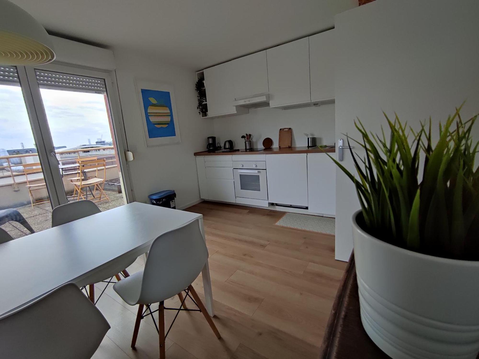 Appartement Terrasse Sud Dernier Etage + Parking Le Havre Exterior photo